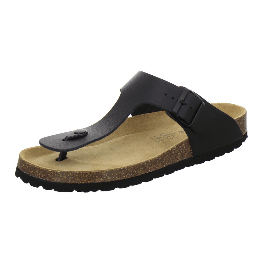 AFS Sandalen Herren Leder schwarz - Hauptansicht