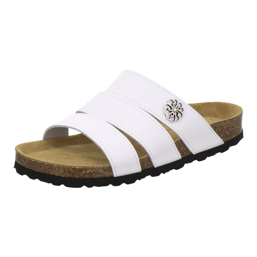 AFS Pantoletten Damen Leder weiß - Hauptansicht