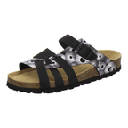 Pantoletten Damen Kralle schwarz