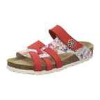 Pantoletten Damen Kralle rot