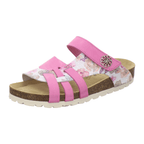 Pantoletten Damen Kralle pink