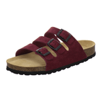 Pantoletten Damen Dreischnaller beere