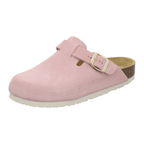 Clogs Damen rose Veloursleder