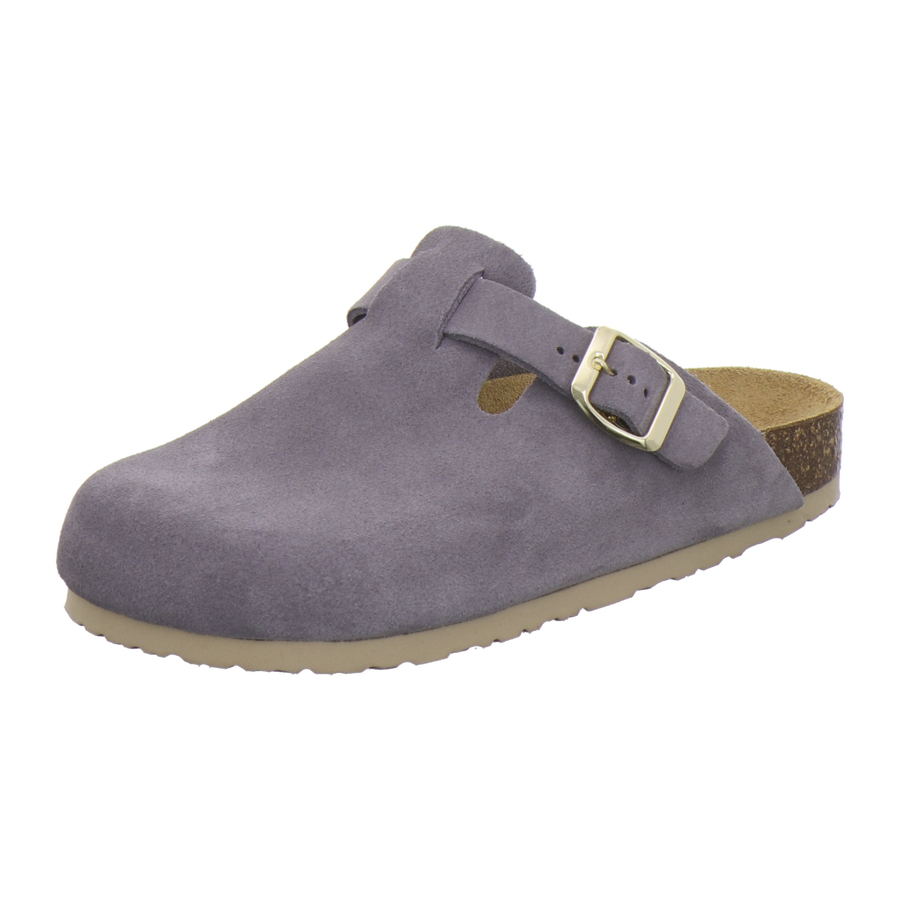 AFS Clogs Damen Leder graphit Velour - Hauptansicht