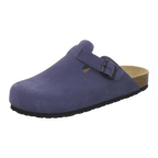 Clogs Herren azzurro Veloursleder