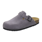 Clogs Herren graphit Veloursleder