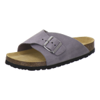 Sandalen Damen graphit Veloursleder