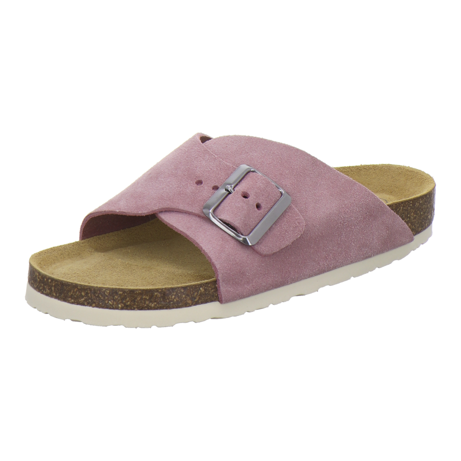 modische Sandalen Damen flieder Velour | AFS-Schuhe