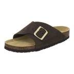 Sandalen Damen espresso Veloursleder