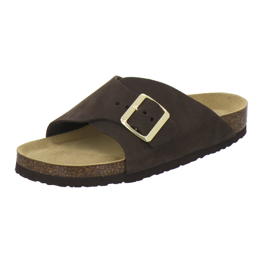 modische Sandalen Damen espresso Velour | AFS-Schuhe