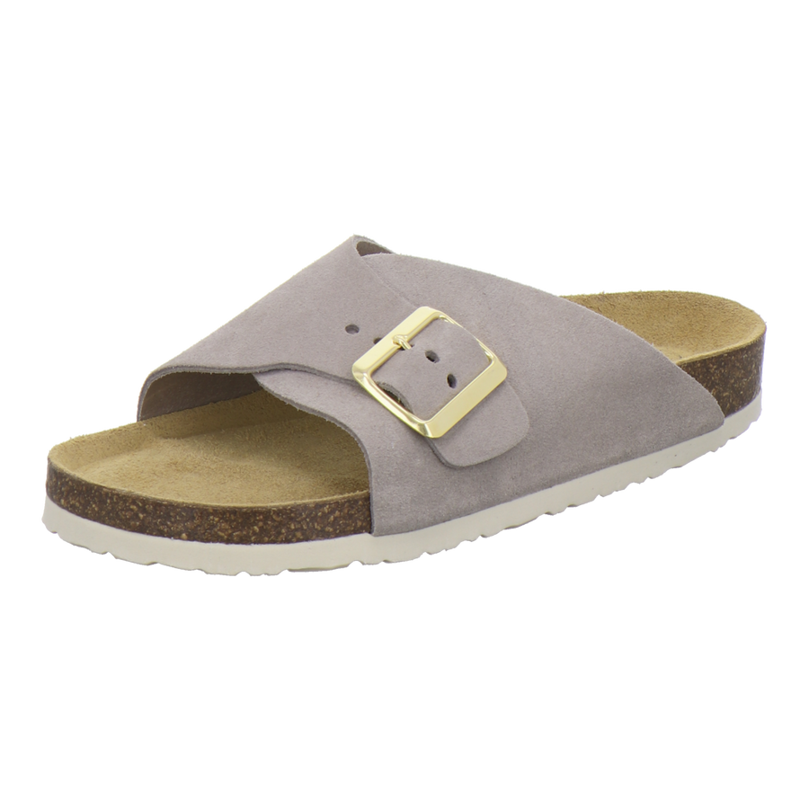 modische Sandalen Damen quarz Velour | AFS-Schuhe