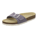 Pantoletten Damen Einschnaller graphit