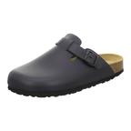 Clogs Herren navy Glattleder