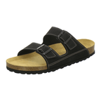 Sandalen Herren schwarz Nubukleder