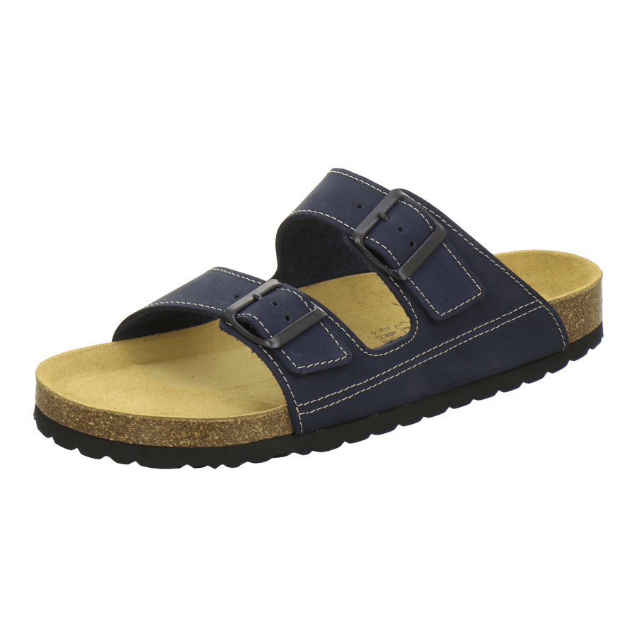 AFS Sandalen Herren Leder blau - Hauptansicht