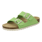 Pantoletten Damen Zweischnaller apfel