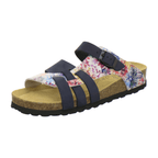 Pantoletten Damen Kralle blau