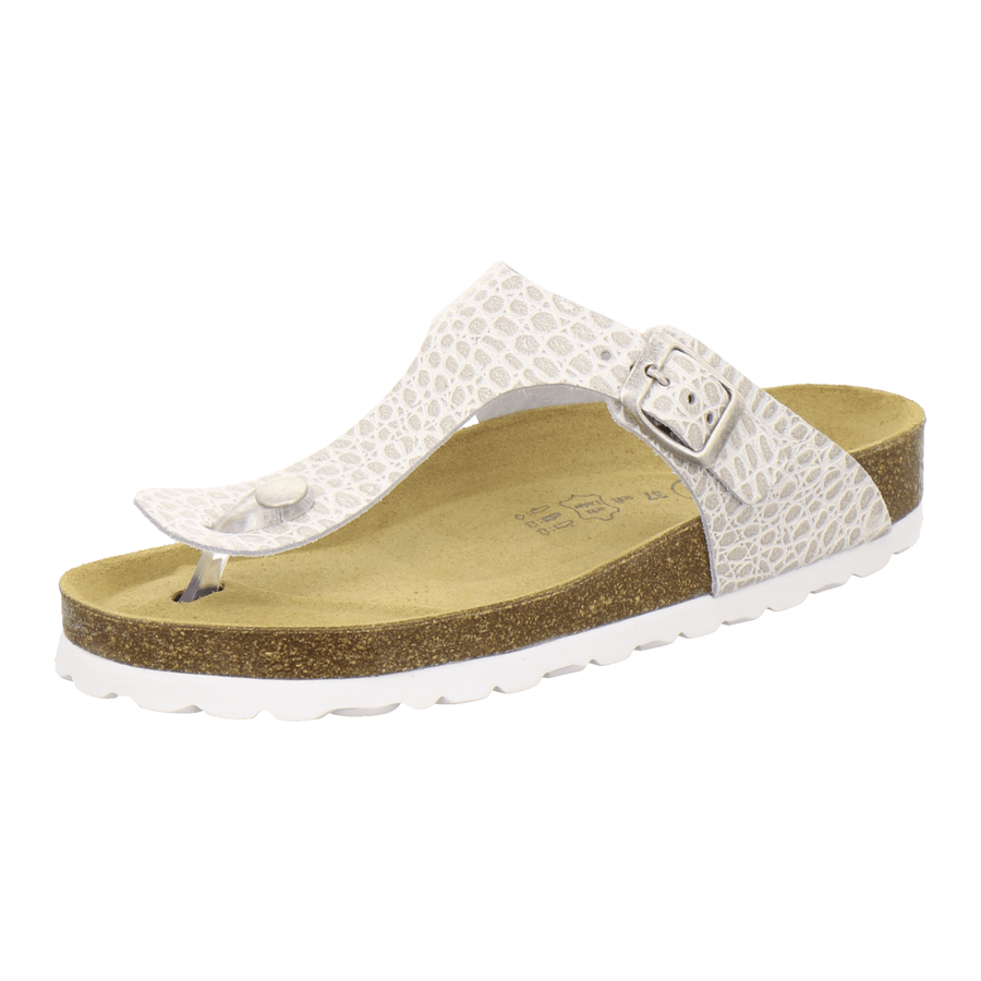 AFS Zehensteg Sandalen Damen beige-crocco - Hauptansicht