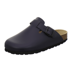 Clogs Damen Leder navy