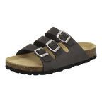 Pantoletten Damen Dreischnaller stone