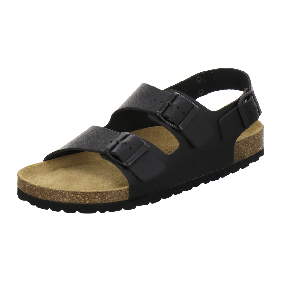 AFS Sandalen Herren Leder schwarz - Hauptansicht
